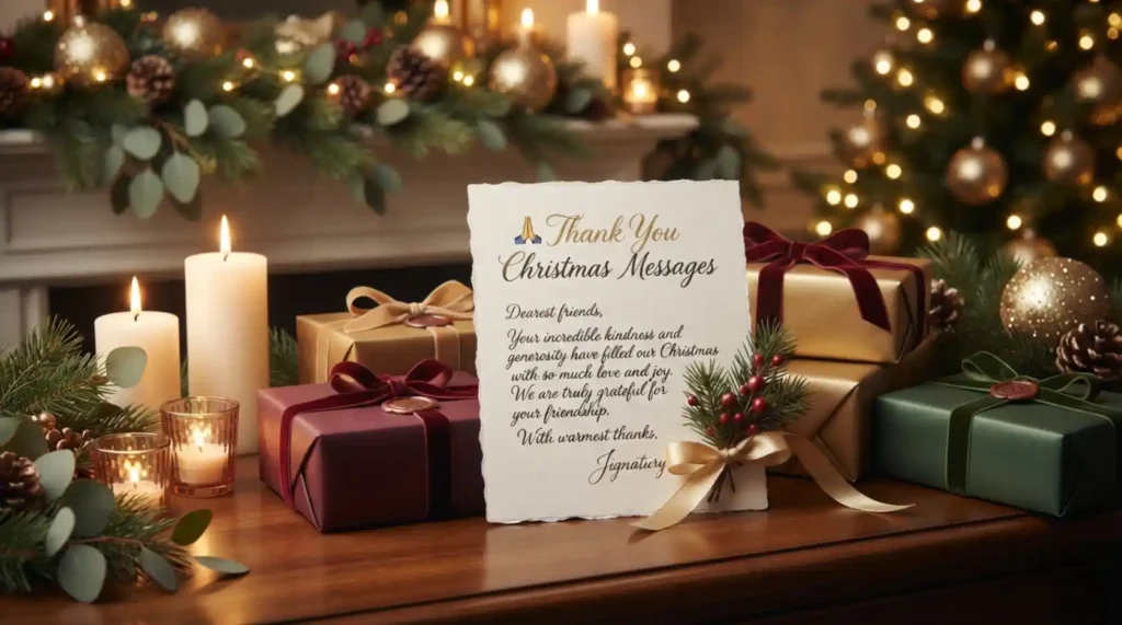 Thank You Christmas Messages