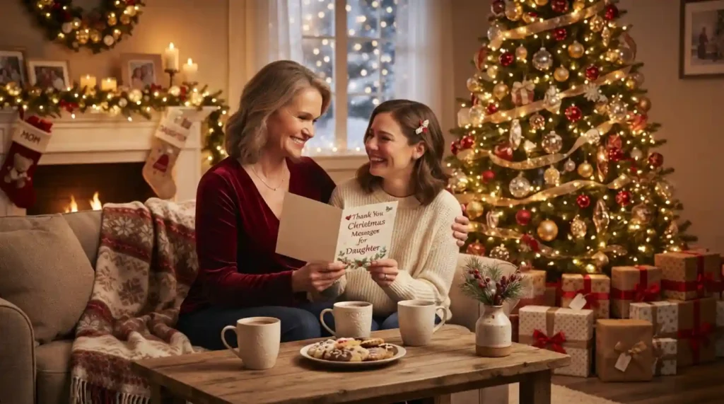 Thank You Christmas Messages for Daughter