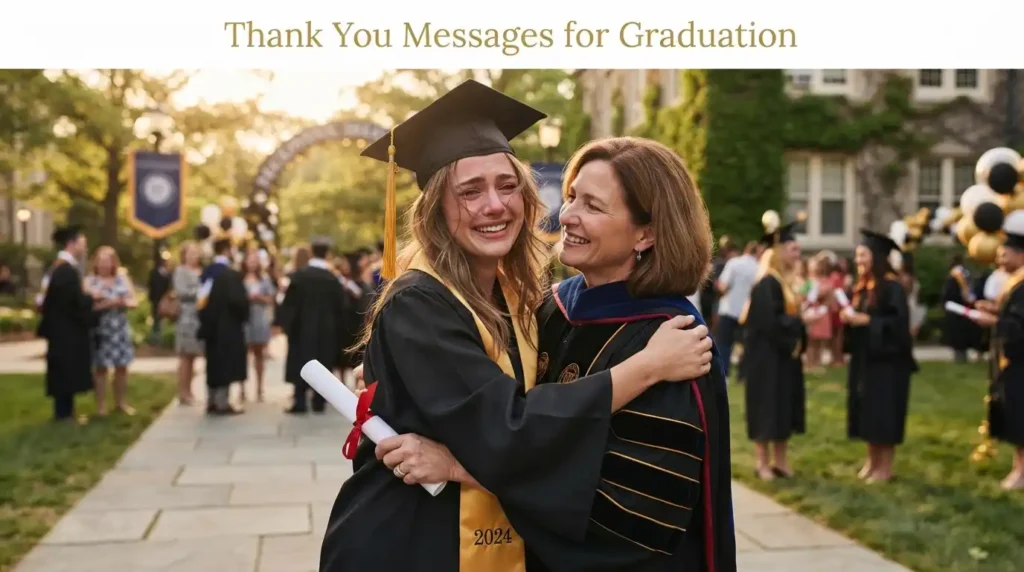 Thank You Messages for Graduation