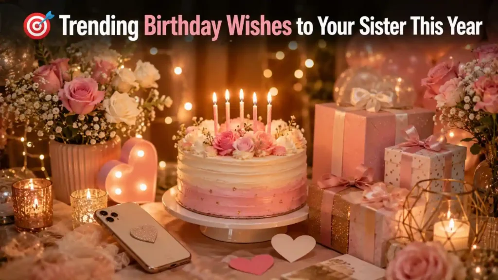 Trending Birthday Wishes to Your Sister This Year