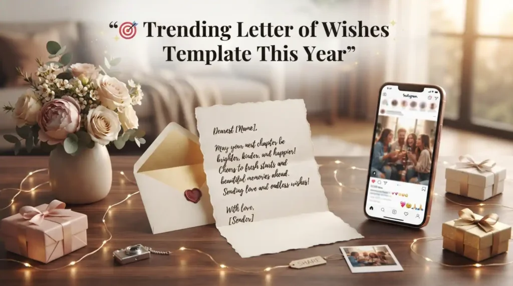 Trending Letter of Wishes Template This Year