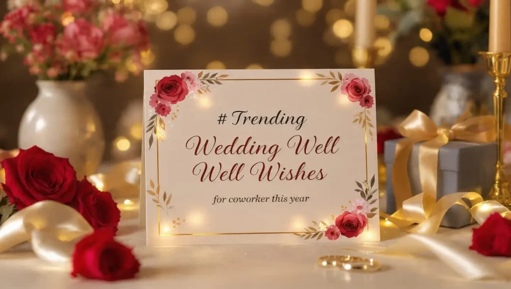 Trending Wedding Well Wishes for Coworker This Year